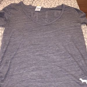 Pink short sleeve shirt